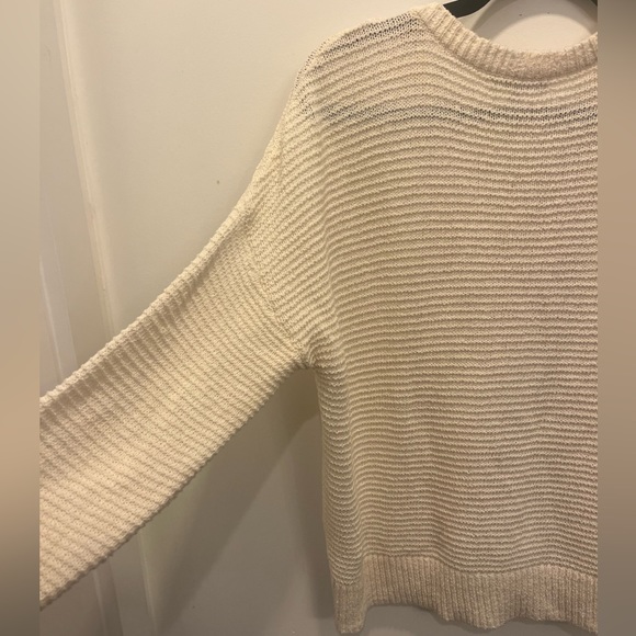 Madewell cotton cropped cardigan sweater, size small - Picture 3 of 4